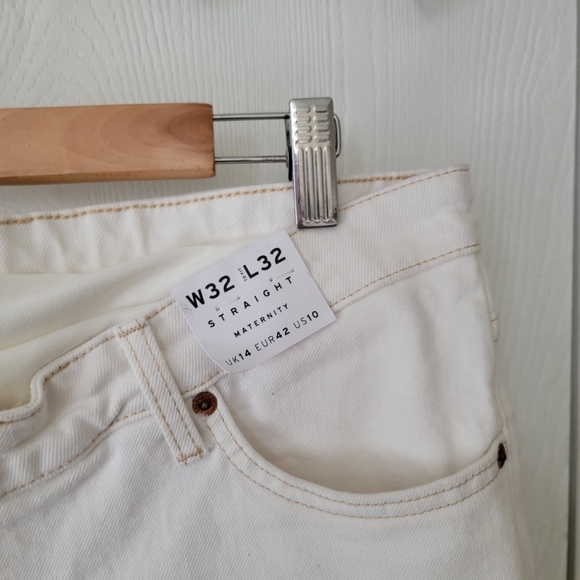 TopShop Maternity Straight Leg Jeans - Picture 9 of 11